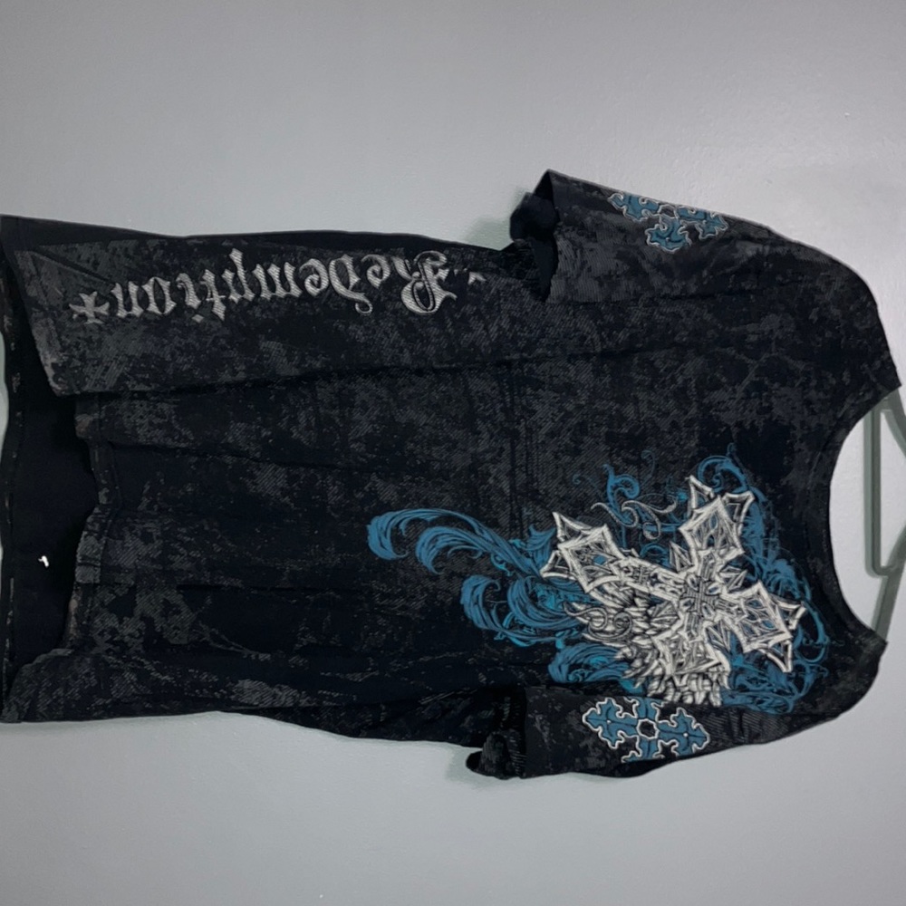 Men’s raw state graphic tee